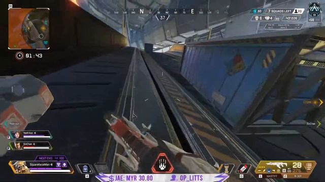 APEX LEGEND RANKED HIGHLIGHTS! (PLAT to DIAMOND) - HIGH DAMAGE GAME AS BLOODHOUND смотреть онлайн