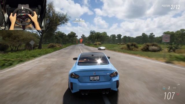 BMW M2 (G87) - Forza Horizon 5 Gameplay (RTX4070ti + Moza R5)