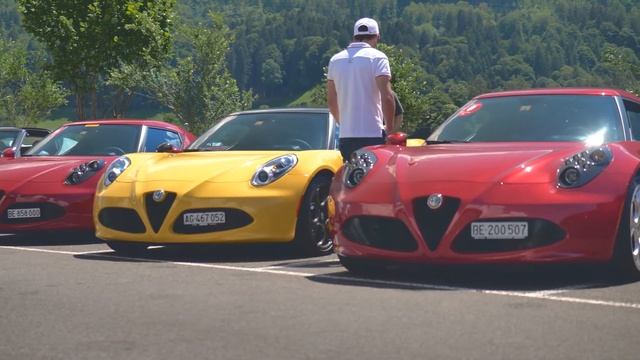 Alfa Romeo 4C Passion Meeting 2018 - 4C meets Giulia and Stelvio | Review | Cars | English смотреть онлайн