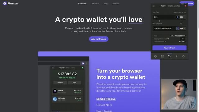 Phantom Wallet Solana Tutorial (How To Swap & Stake SOL)