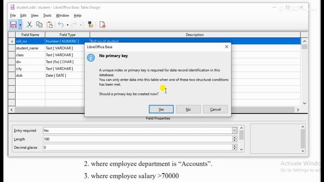 sop1 LibreOfficeBase Solutions Database Concepts using LibreOffice base practicals смотреть онлайн