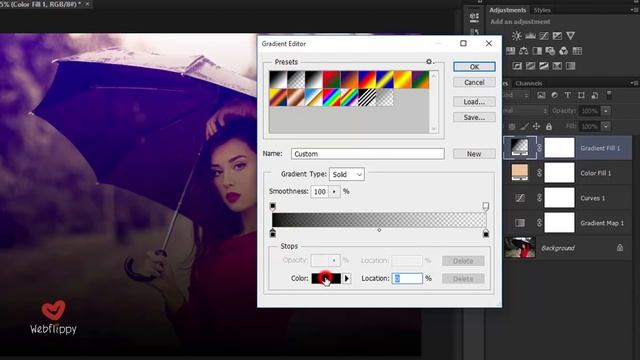 Photoshop Tutorial | Purple Color Effect смотреть онлайн