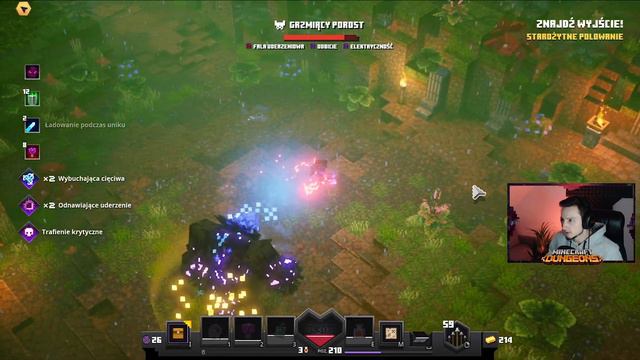 GRZMIĄCY POROST z ANCIENT HUNTS - Minecraft Dungeons Nether DLC смотреть онлайн
