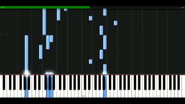 Keane - Your eyes open [Piano Tutorial] Synthesia | passkeypiano смотреть онлайн