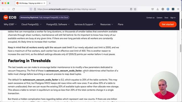 5mins of Postgres E12: The basics of tuning VACUUM and autovacuum in Postgres смотреть онлайн