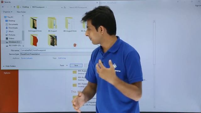 PowerPoint - Convert to PDF file смотреть онлайн