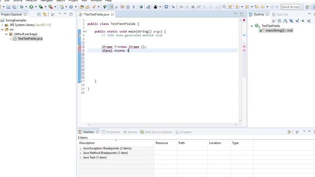 jtextfield in java swing смотреть онлайн