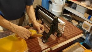 Своя вощина. Часть 4. Прокатка на гладких вальцах.