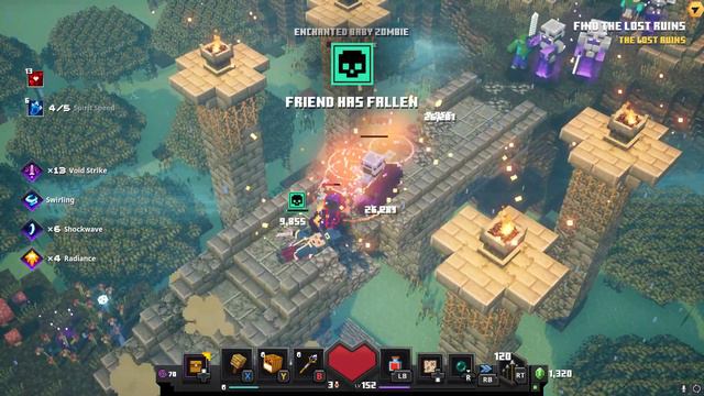 That's Alot of Damage ll Minecraft Dungeons ll Apocalypse 12 смотреть онлайн