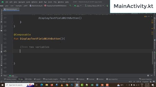 Fetch TextField value and Show in Toast on Button Click in Jetpack Compose Android смотреть онлайн