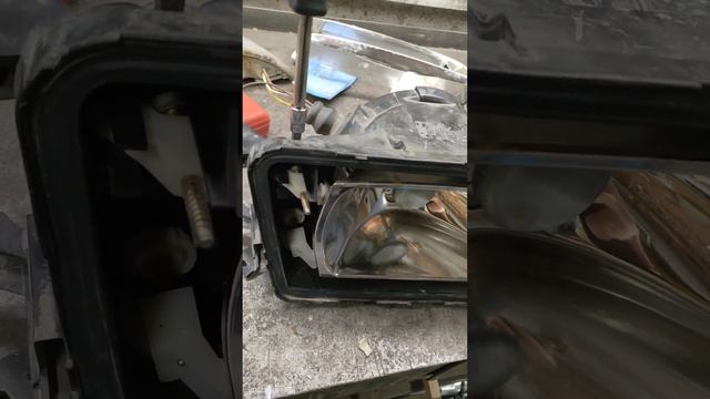 регулировка фар Ауди б3 смотреть онлайн