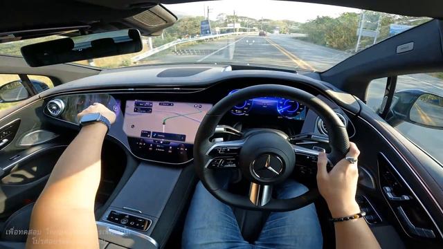 ลองขับ Mercedes EQS 450+ รถไฟฟ้าสุดล้ำ เสียงหยั่งกับยานอวกาศ ขับสนุก แต่ไม่แรงสุด | 4K POV190 смотреть онлайн