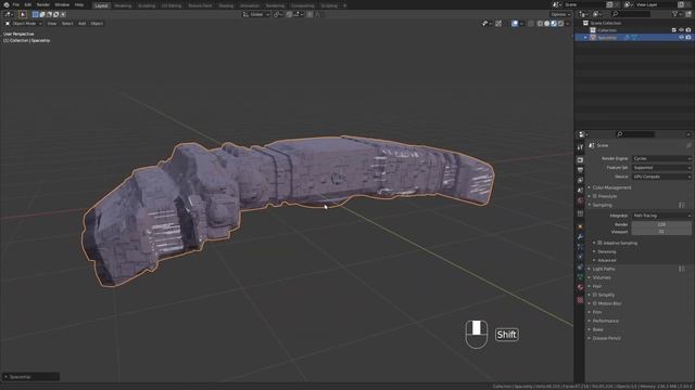 Generate random Spaceships in Blender! (Free Add-On) смотреть онлайн