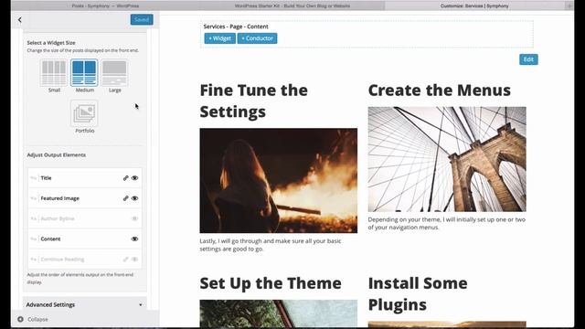 Creating a services page in WordPress смотреть онлайн