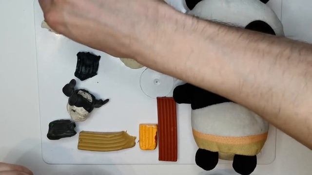 Лепка из пластилина Панды Кунг-фу смотреть онлайн
