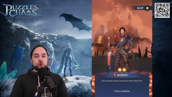 Match-3 Fantasy Strategy Game! [Puzzles & Chaos: Frozen Castle]