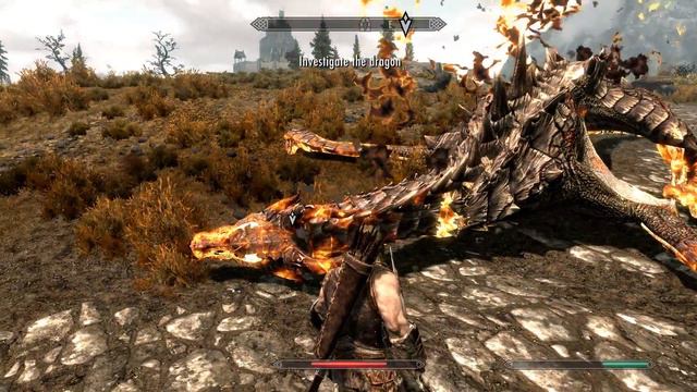 Skyrim - Defeating the Dragon. Spanish audio with English subtitles - Part 4 (no commentary ) смотреть онлайн