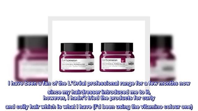 Great product - L'Oreal Professionnel Curl Expression Mask | Moisturizes and Pre-Detangles | Adds смотреть онлайн