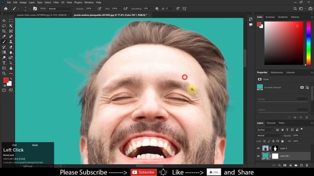 How to remove background with one click in Adobe Photoshop CC 2022 смотреть онлайн