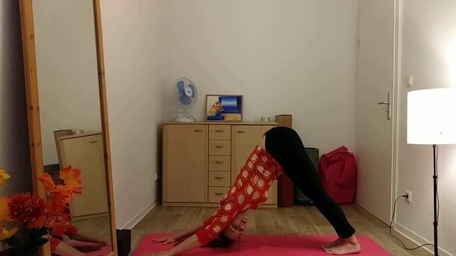 Поза Ребенка и Собаки мордой вниз - Balasana and Adho Mukha Svanasana смотреть онлайн