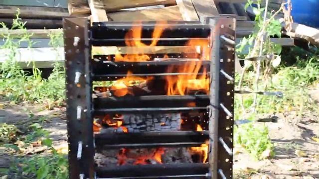 Вертикальный мангал тест_2 смотреть онлайн