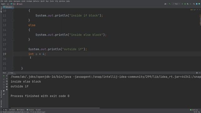 If Else in Java смотреть онлайн