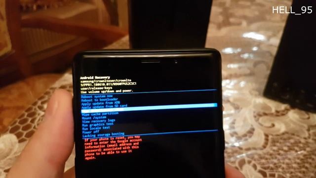 Сбрось настроек на Samsung Galaxy Note 9 hard reset 2019г смотреть онлайн