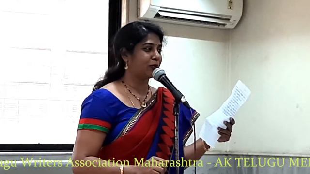 Smt Sujana Raju, Telugu Writer's Association Maharashtra | AK Telugu Media | Dr ASHOK KANTE | 2019 смотреть онлайн