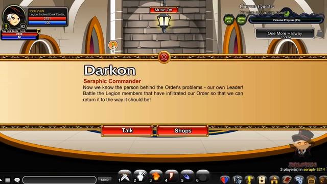 AQW /Join Seraph Full Walkthrough (Dage's Betrayal Storyline) смотреть онлайн