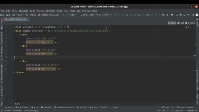 ANDROID - CONTEXT MENU TUTORIAL IN JAVA смотреть онлайн