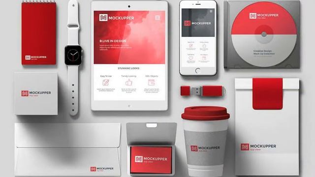 Photoshop Mockup: Identity Mockup Top view 4K set смотреть онлайн
