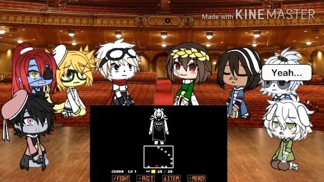 !Undertale reacts to Sans, and Asriel's Boss battles! (Please read description) смотреть онлайн