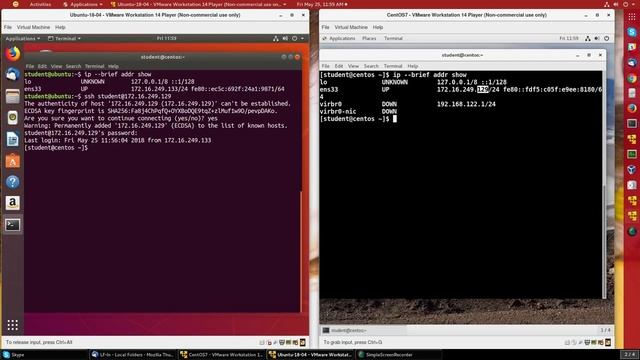 Using SSH Between Two Virtual Machines смотреть онлайн