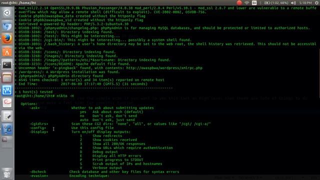 How to use nikto web scanner in Ubuntu ? смотреть онлайн