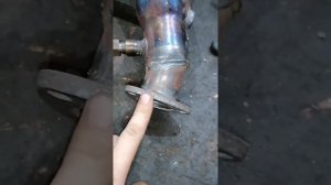 Лада Ларгус удаляем катализатор. Установка паука вместо Кат-коллектора.