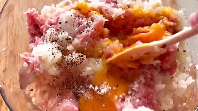 Беру ФАРШ и ГРИБЫ и готовлю эту закуску! Рецепт из мясного фарша! Как приготовить мясо смотреть онлайн