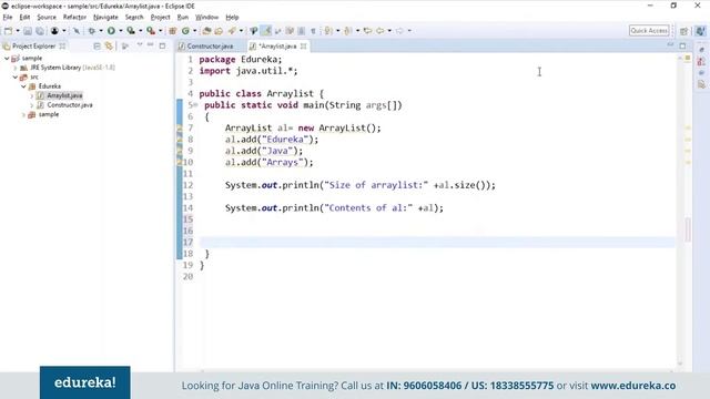 Java ArrayList Tutorial | Java ArrayList Examples | Java Tutorial | Edureka Rewind - 5 смотреть онлайн