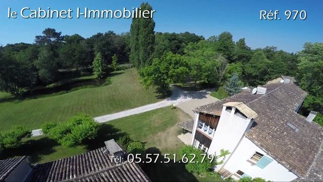 Belle propriété avec 3 Maisons en Pierre -Nord Libournais Réf.970 смотреть онлайн