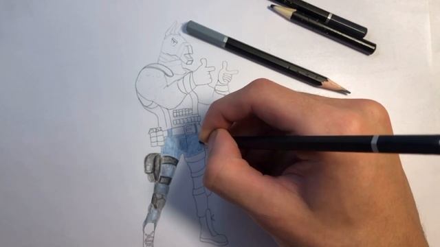 HOW TO DRAW LT. JOHN LAMA SKIN FROM FORTNITE CHAPTER 3 смотреть онлайн