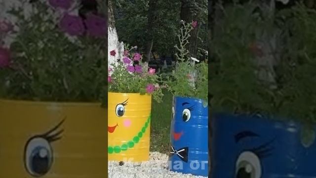 Укрась огород своими руками. Весёлые бочки для огорода и сада #огород #дача #полезное #своимируками смотреть онлайн