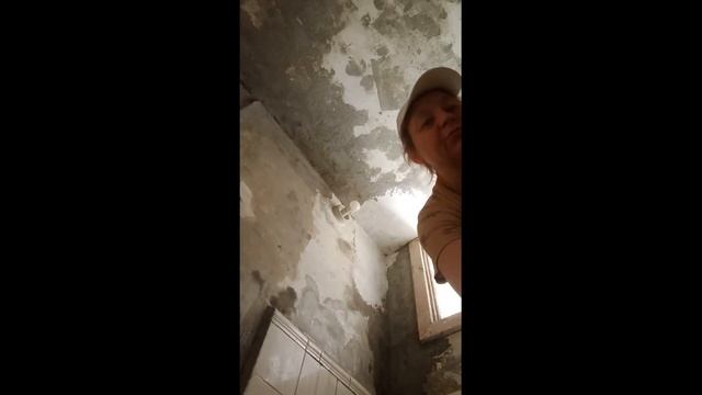 Ванная. Шпаклевка стен и потолка. смотреть онлайн
