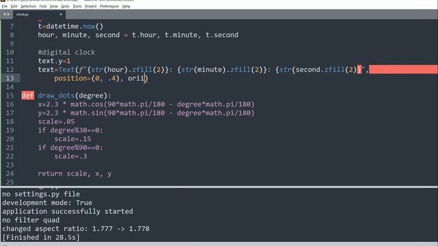 Make a Fancy Looking Clock in Python with Ursina Engine смотреть онлайн