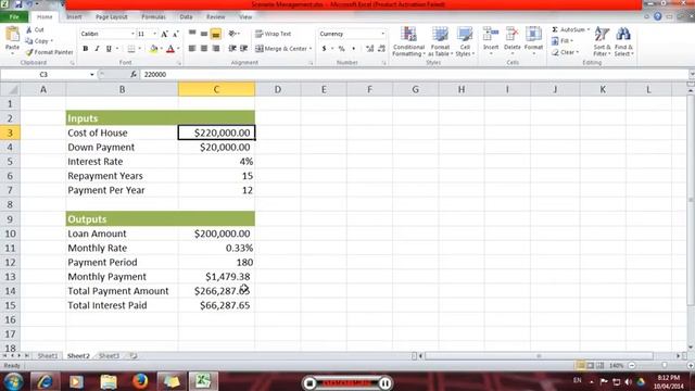Scenario Manager - in Excel 2010 - By Amol Gulekar | in Marathi смотреть онлайн