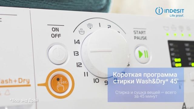 Стирально-сушильная машина Indesit XWDA 751680X W - обзор модели смотреть онлайн