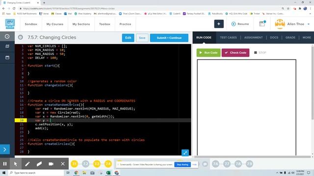 Changing Colors (CODEHS) смотреть онлайн