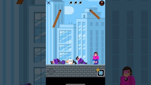 The Superhero League: SUPER SHARP Chapter 2 - 3 Stars , IOS/Android Walkthrough