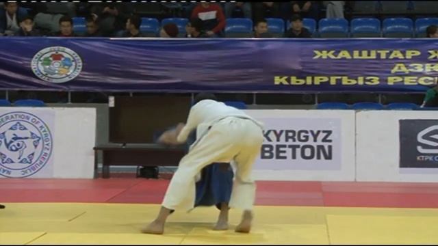 Спорт. Дзюдо. Первенство Кыргызстана среди юниоров-2019. День 1 (Мат A Часть 2) смотреть онлайн