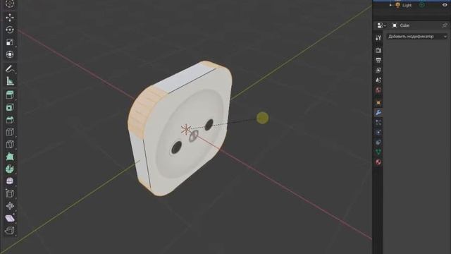 Blender ЛАЙФХАК | Как делать розетку? смотреть онлайн