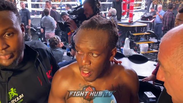 KSI IMMEDIATELY AFTER LOGAN PAUL WIN "NO TRILOGY, ITS DONE! I FEEL LIKE A FIGHTER!" смотреть онлайн