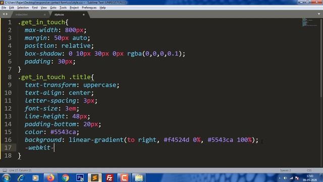 Responsive Contact Form with Floating Label Animation Using Html, CSS and Bootstrap | Web dev смотреть онлайн